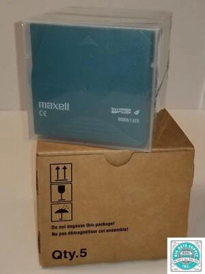 Medios de cinta de datos Maxell, LTO-4 800 GB/1,6 TB P/N 183906 (1 PC) Foto 1 de 4