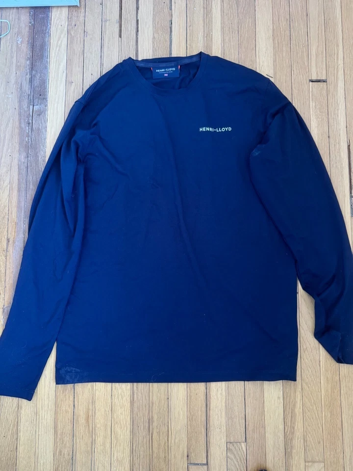 Футболка с длинным рукавом Henri Lloyd Marine Technology синяя защита от ультрафиолета (средняя) - Изображение 1 из 1