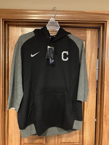 Cleveland Guardians NIKE Baseball AUTHENTIC ON-FIELD Hoodie Player Issue Mens XL Cover