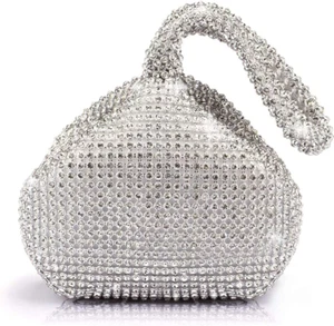 Borsa pochette da damigella d'onore JIAN YA NA borsa da sera per donna matrimonio festa ballo - Foto 1 di 11