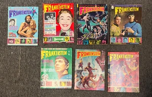 Castle of Frankenstein Magazine Lot of 7  #‘s  9  11 12 14 19 20 21  Star Trek  - Picture 1 of 18