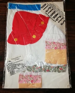 DISFRAZ COMPLETO VINTAGE RARO PASTEL DE FRESA ARGENTINA TALLA 7/9 AÑOS SIN USAR, EN CAJA - Imagen 1 de 9