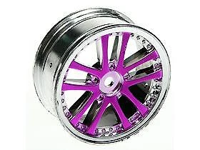 3Racing 1/10 5 Dual Spoke Rim On Road (0 Offset - 24mm) 4pcs- Purple - Image 1 of 1