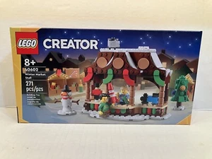 LEGO 40602 Winter Market Stall, New Factory Sealed - Picture 1 of 6