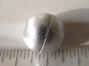 Large 16 mm Sterling Silver .925 Austrian Single Strand Necklace Clasp - Picture 1 of 4