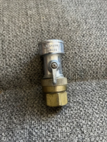 Vintage Original Lafayette Brass Co. Cast Brass Valve Sprinkler 1/1 On eBay Cover