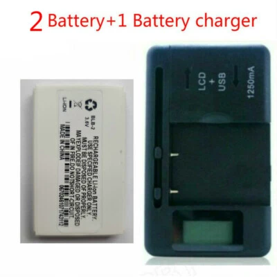 New For Nokia BLB-2 8210 8310 8250 8270 8290 800mah 2 Battery+Battery charger - Image 1 of 4