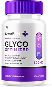 GlycoBoost Glyco Optimizer Blood Flow Increase Support Energy Capsules x60 NEW - Picture 1 of 8