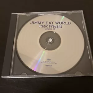 Static Prevails by Jimmy Eat World (CD, 1996, Capitol/EMI Records). Advance Copy - Picture 1 of 2
