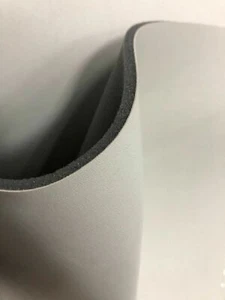 WHITE 4MM FOAM BACKED LEATHERETTE FABRIC Fire Retardant Upholstery Benches - Picture 1 of 8