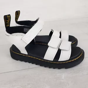 Sandali Dr. Martens KLAIRE J bianchi con cinturino alla caviglia in pelle misura 5L/4M - Foto 1 di 10