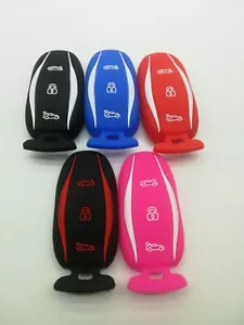 Funda protectora con llave de silicona para Tesla Model X Model S Model 3 - Imagen 1 de 27