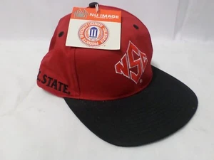 Sombrero Rojo y Negro Ajustable Snapback Snappacks Carolina del Norte Nuevo con etiquetas - Imagen 1 de 10
