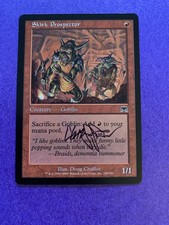 MTG Magic Skirk Prospector Signed Artist Proof x1 Onslaught Doug Chaffee