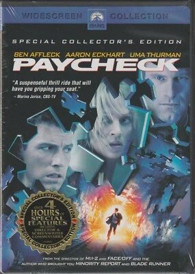 Paycheck - Ben Affleck - Special Collector's Edition - New Sealed in Plastic - image 1 of 2