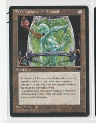 Ashnod's Transmogrant ERROR {FISHEYE}  Antiquities Mint UnPlayed Italian MTG - Image 1 of 3