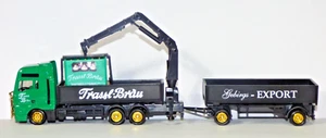 Rareza, 1:87, MAN Steyr HZ con grúa de carga + protección antichoque, cerveza Trassl, n.º 062 - Imagen 1 de 7