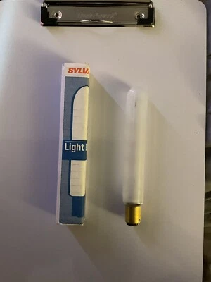 Sylvania 120 volt 20 watt Frosted Lamp Tube T6 1/2 Bayonet DC T6.5  - Image 1 of 3