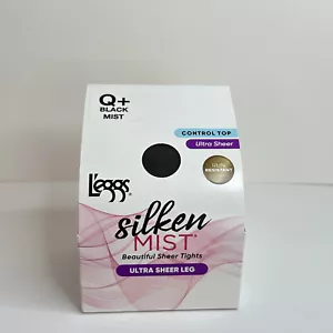 L'eggs Silken Mist Collant Ultra Trasparente Controllo Gambe Top, Taglia Q+ - BLACK MIST - Foto 1 di 6