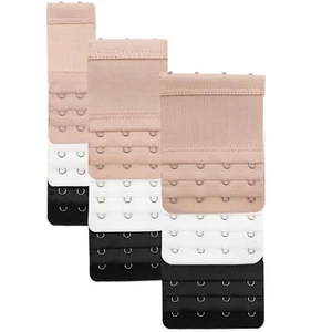 9PCS Bra Extender 2 Hook 3 Hook 4 Hook Elastic Bra Extenders Bra Extension Strap - Picture 1 of 6