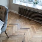👑 Distressed 18/5mm Rustic Cottage Oak Herringbone Engineered Flooring £59.99