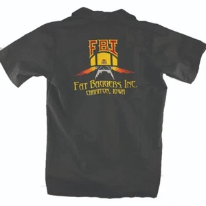 Fat Baggers Inc. Mechanic Work Shirts for men with embroidered logos - Picture 1 of 2