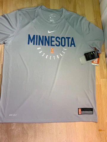 New Men’s Nike WNBA Minnesota Lynx Basketball Dri-Fit Anti-Odor Tee Sz XL Cover