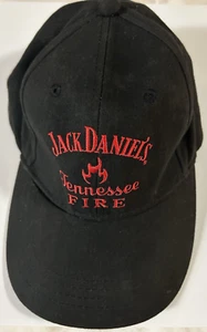 Jack Daniels Tennessee Fire - Cappello berretto da baseball nero con cinturino regolabile sul retro nuovo senza etichette - Foto 1 di 2