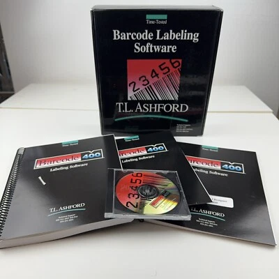 T. L. Ashford Barcode Labeling Software (No Key) and Manuals v. 2.8 Please Read - Image 1 of 4