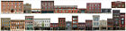 TRACKSIDE BACKDROP #600 Commercial fronts O Scale