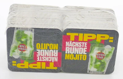 100 Havana Club Rum Cuba Untersetzer Coaster Bierdeckel pappe TippMojito 7857