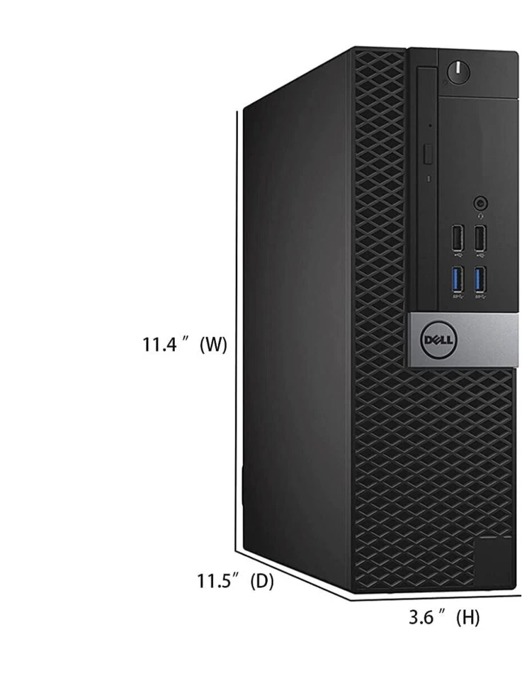 Dell OptiPlex 7040 Desktop SFF Desktop i7-6700 32GB RAM 500GB SSD Win 10 Pro - Image 1 of 1