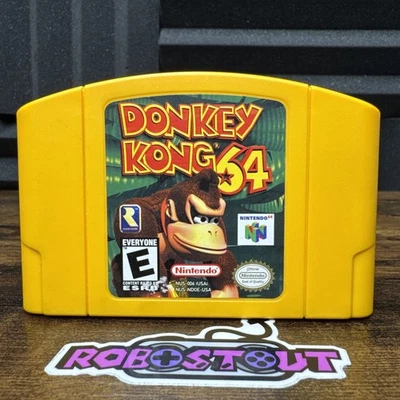Donkey Kong 64 - (Nintendo N64) Limpio, Probado y Auténtico⭐ Foto 1 de 4