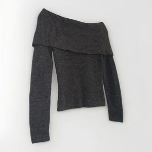 $165Michael Michael Kors Derby Women S Gray Off The Shoulder Sweater Wool Blend - Picture 1 of 6