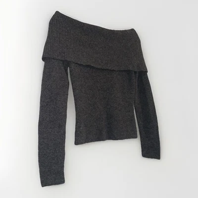 $165Michael Michael Kors Derby женщин S серый с плеча свитер шерстяная смесь - Изображение 1 из 4