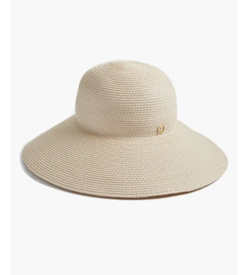 ERIC JAVITS Hampton Squishee Wide Brim Sun Women's Hat - Cream - Image 1 of 4