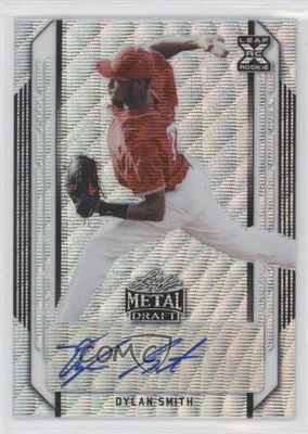 2021 Leaf Metal Draft Silver Wave Dylan Smith #BA-DS1 Auto - Image 1 of 2
