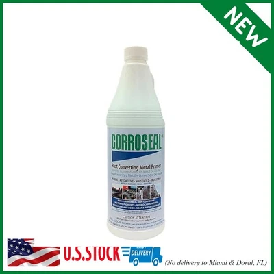Corroseal-82320 convertidor de óxido a base de agua imprimación de metal, convertidor de óxido - 1 qt Foto 1 de 4