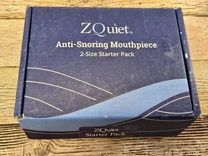 ZQuiet Anti-Snoring Mouthpiece 2-Size Starter Pack - Plastic Item Open Box - Picture 1 of 4