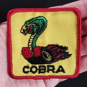 COBRA BESTICKT AUFNÄHEN FORD SHELBY MUSTANG AUTOMOBILE VINTAGE PATCH - Bild 1 von 6