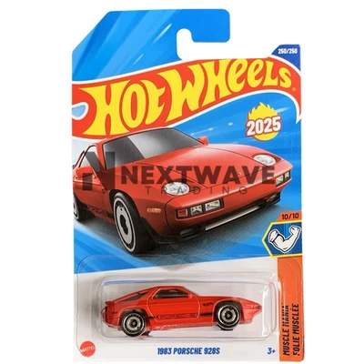Hot Wheels 1983 Porsche 928S Vermelho #250 Mainline 2025 Estojo P (Em Estoque) Novo - Imagem 1 de 2