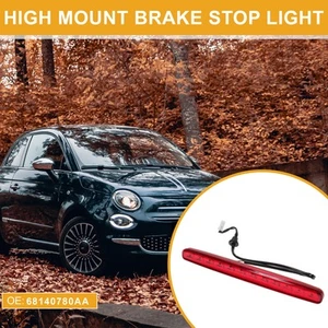 Third Brake Stop Light No.68140780AA for Fiat 500 2012-2019 ABS Red 1 Pcs - Picture 1 of 9