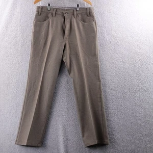 Vintage 517 Levi Strauss Mens Brown Tab Pants W36 L31 Made in USA Casual Office - Picture 1 of 8