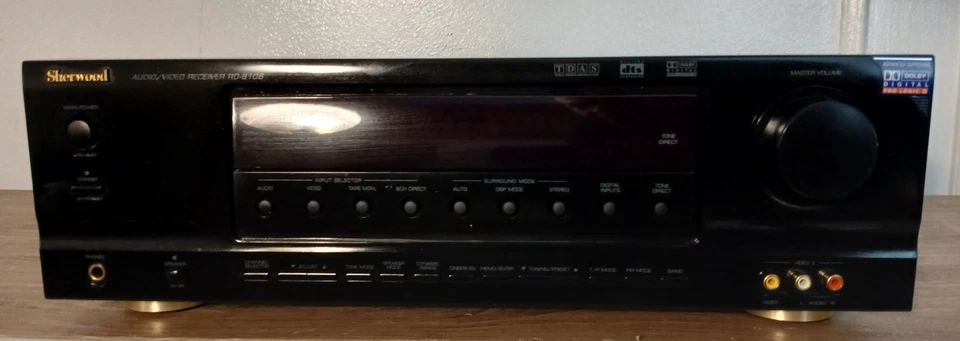 Sherwood RD-6108 Stereo 5.1 Channel Receiver-Mint Condition-Tested-Working S.Vid - Image 1 of 4