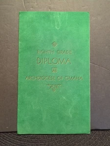 1964 Arquidiócesis de Omaha Octavo Grado Diploma David Ralph Dutro - Imagen 1 de 5