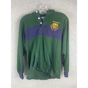 Polo Ralph Lauren Hoodie Jungen Gr. L grün Farbblock große Nummer schwer - Bild 1 von 8