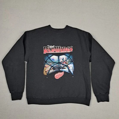 Suéter De Colección Detroit Red Wings Cuello Redondo Para Hombre Grande Hockey NHL CSA Nuez moscada EE. UU. Foto 1 de 4