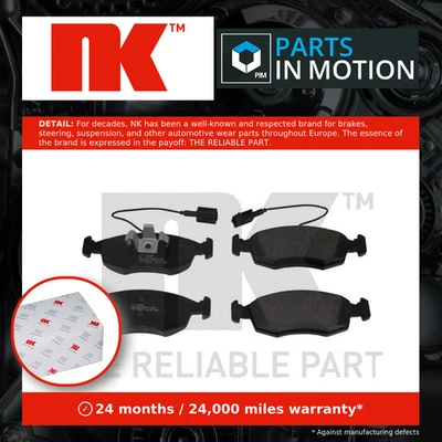 Juego de pastillas de freno para FIAT PUNTO 199 9 delanteras 2012 en NK 77365729 77365811 77366270 Foto 1 de 4