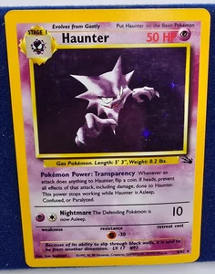 Pokemon Unlimited Fossil Haunter 6/62 MP Holographic WOTC Kostenloser Versand! - Bild 1 von 4