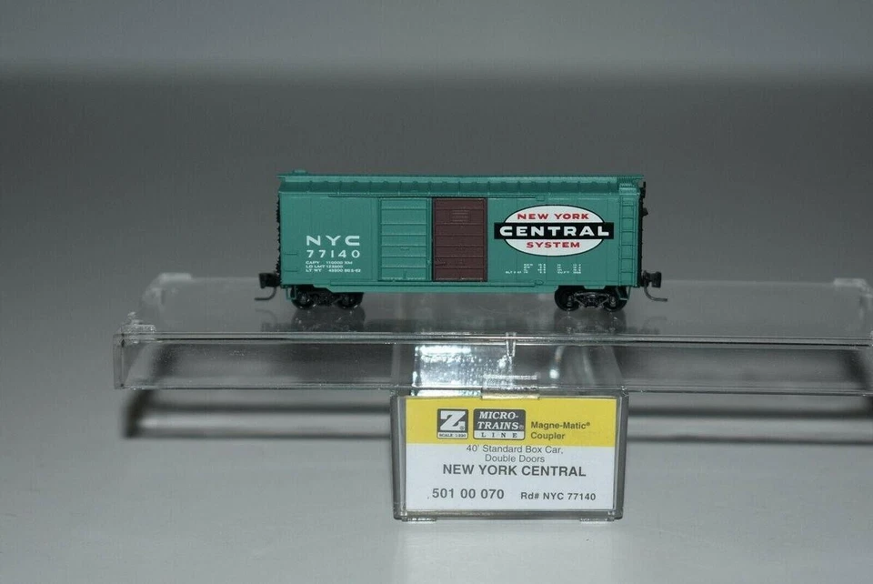 Micro-Trains 50100070 Z Scale New York Central Box Car # 77140 NIB - Image 1 of 1